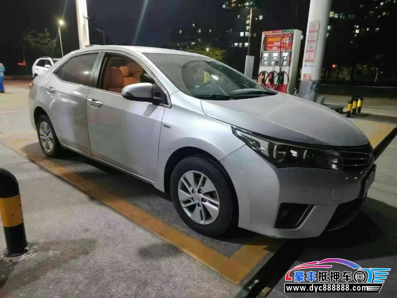 15年丰田卡罗拉轿车抵押车出售