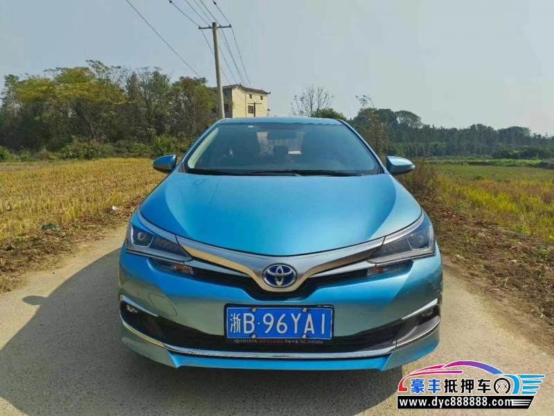 18年丰田卡罗拉轿车抵押车出售