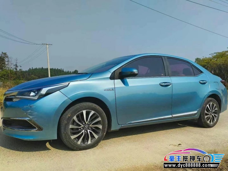 18年丰田卡罗拉轿车抵押车出售