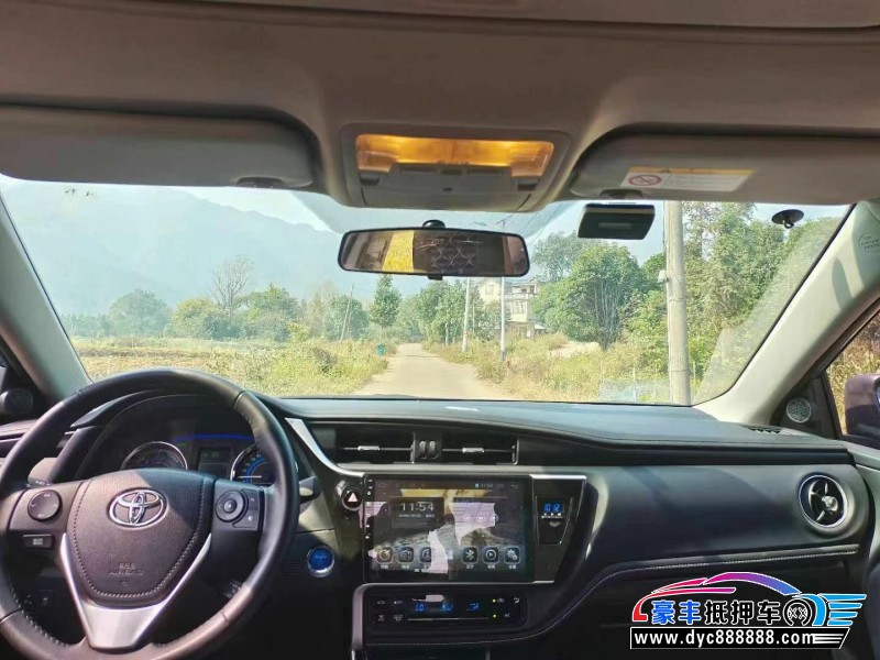 18年丰田卡罗拉轿车抵押车出售