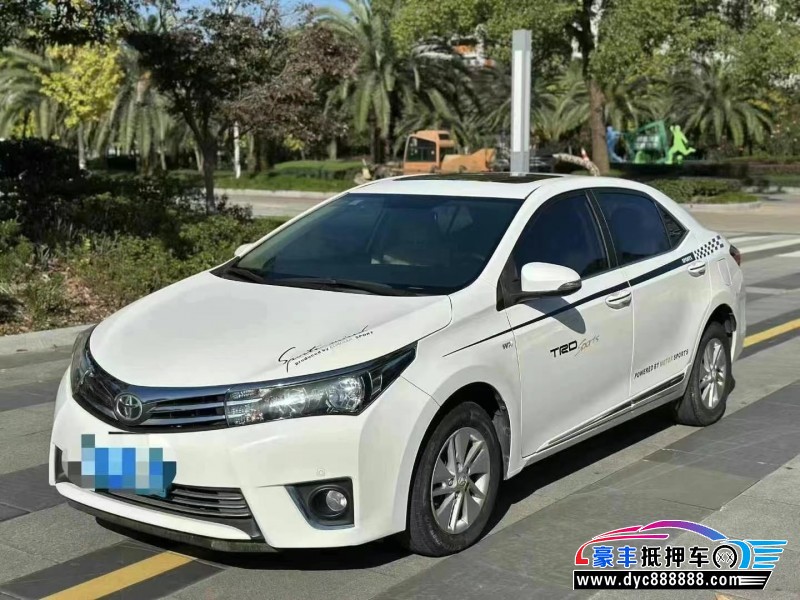 16年丰田卡罗拉轿车抵押车出售