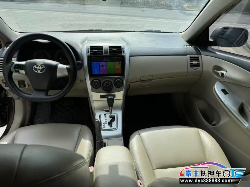 13年丰田卡罗拉轿车抵押车出售