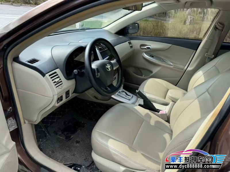 13年丰田卡罗拉轿车抵押车出售