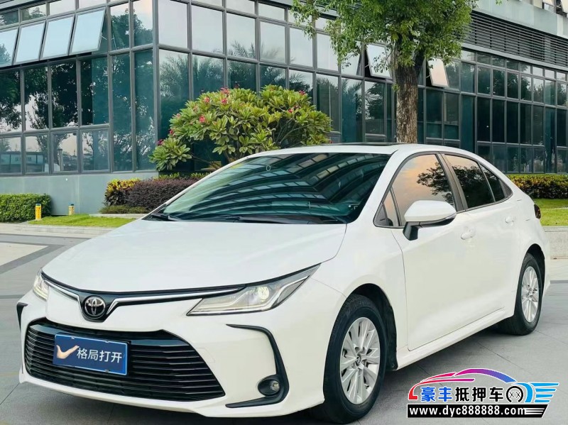 21年丰田卡罗拉轿车抵押车出售