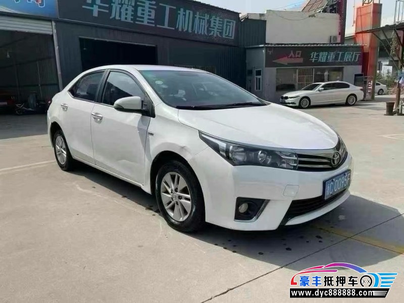 16年丰田卡罗拉轿车抵押车出售