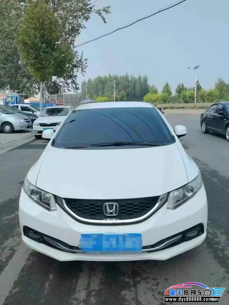 16年本田思域轿车抵押车出售
