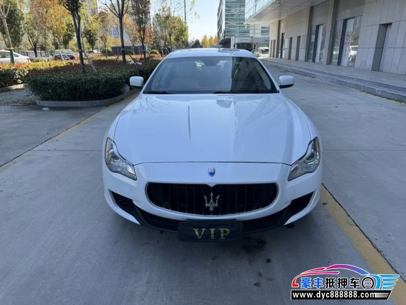 14年玛莎拉蒂总裁轿车抵押车出售