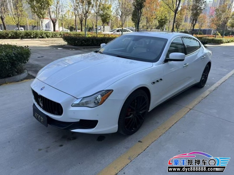 14年玛莎拉蒂总裁轿车抵押车出售