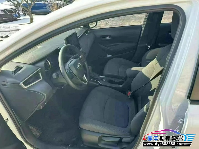 22年丰田卡罗拉轿车抵押车出售