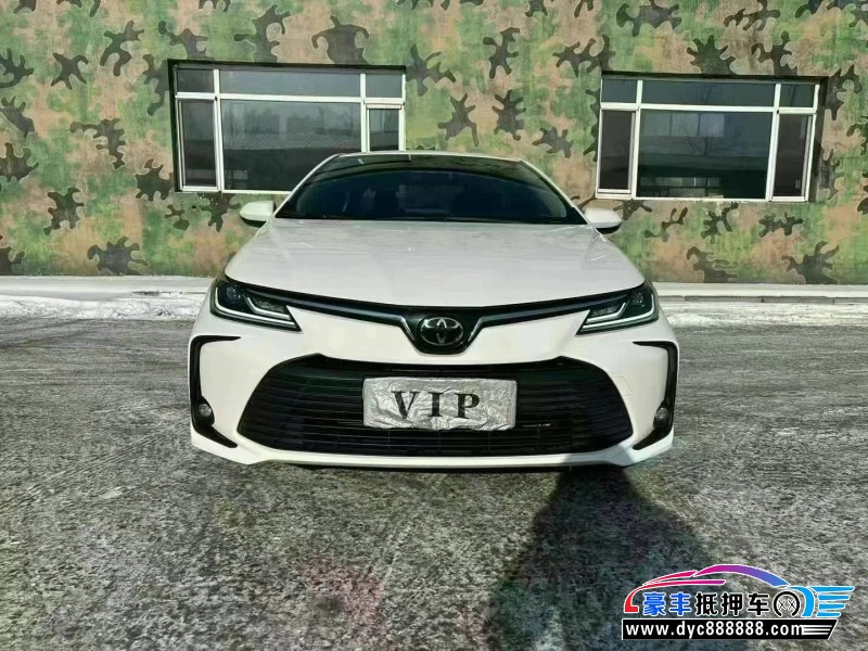 22年丰田卡罗拉轿车抵押车出售