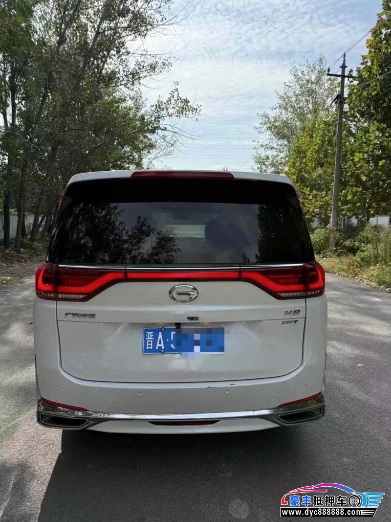 22年传祺M8轿车抵押车出售