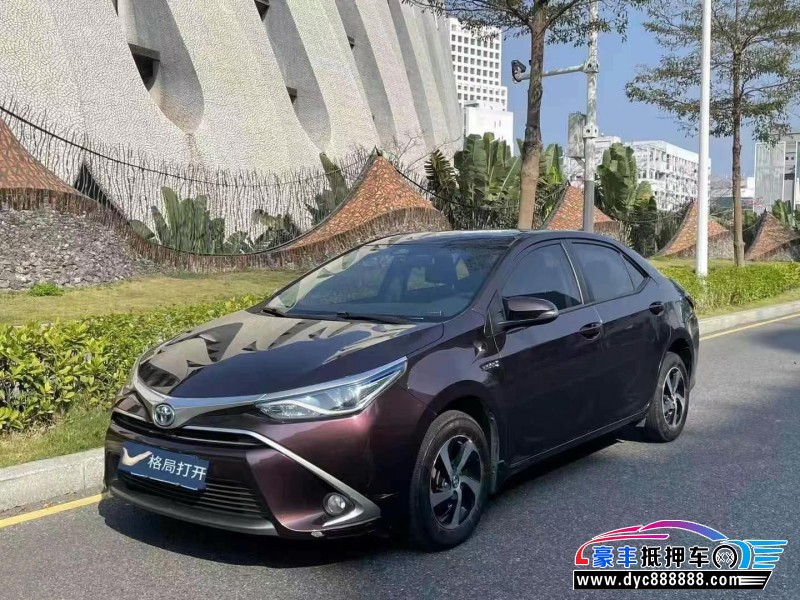 18年丰田雷凌轿车抵押车出售