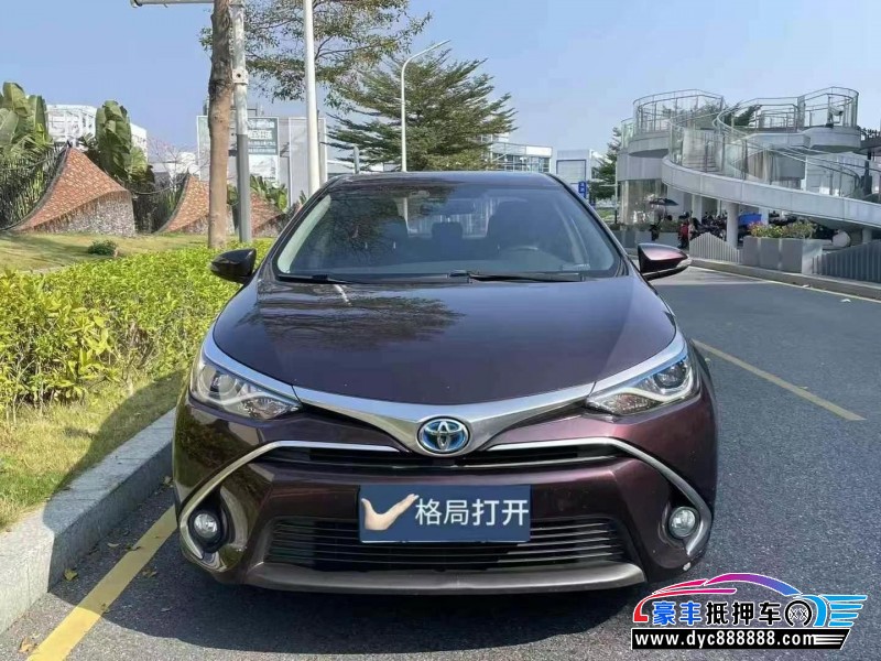 18年丰田雷凌轿车抵押车出售