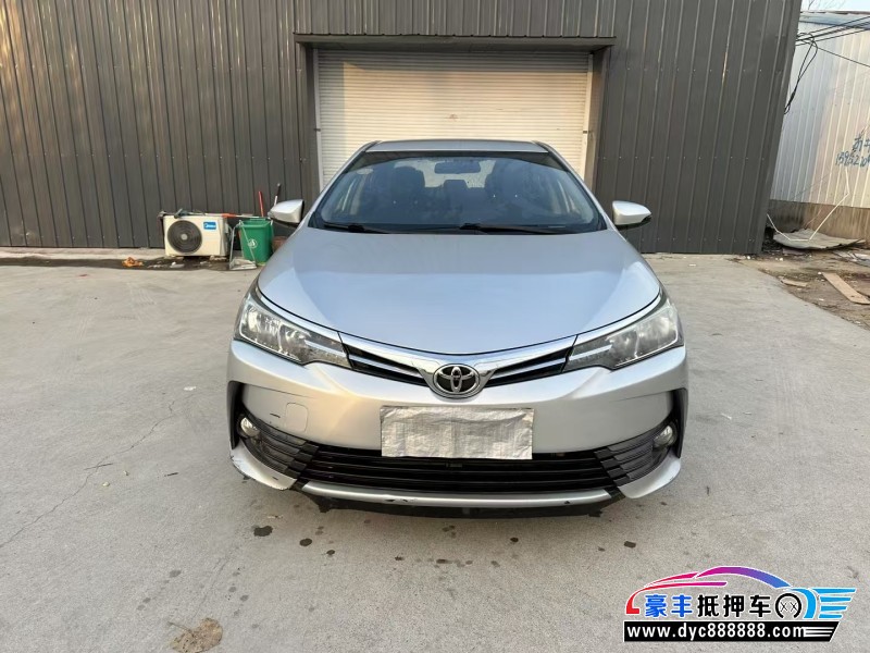 17年丰田卡罗拉轿车抵押车出售
