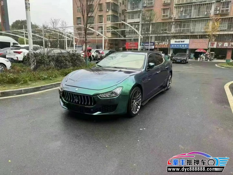 19年玛莎拉蒂Ghibli轿车抵押车出售