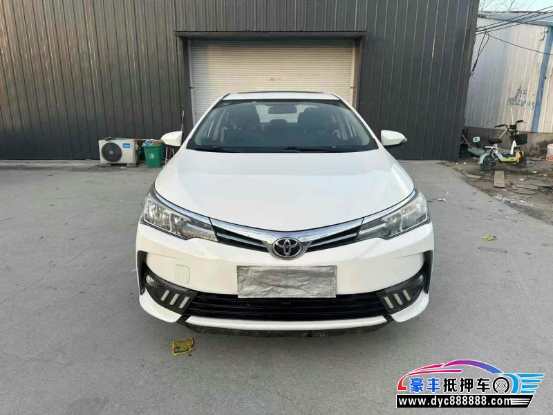 17年丰田卡罗拉轿车抵押车出售