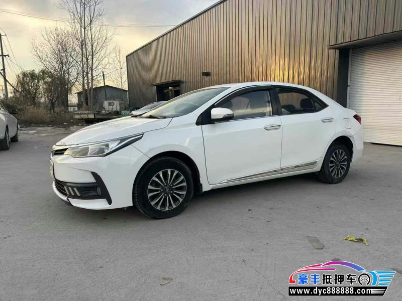 17年丰田卡罗拉轿车抵押车出售