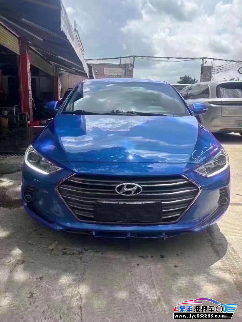 18年现代领动轿车抵押车出售