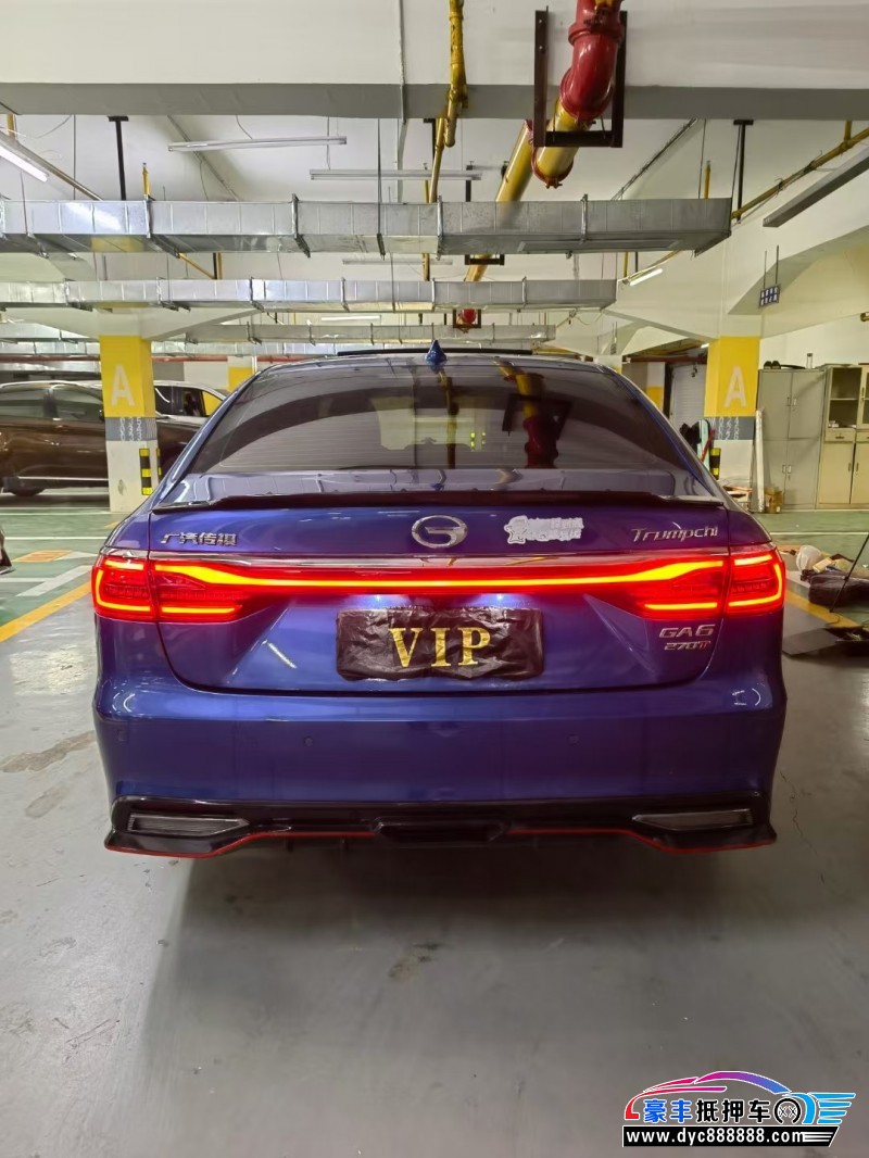 20年传祺GA6轿车抵押车出售