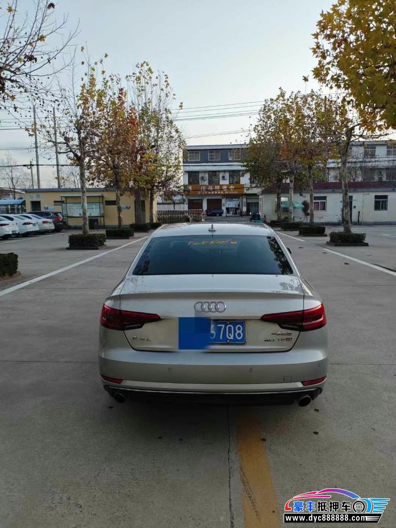 18年奥迪A4L轿车抵押车出售