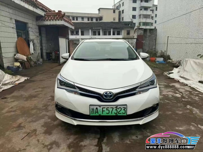 19年丰田卡罗拉轿车抵押车出售