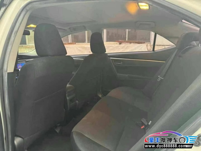 19年丰田卡罗拉轿车抵押车出售