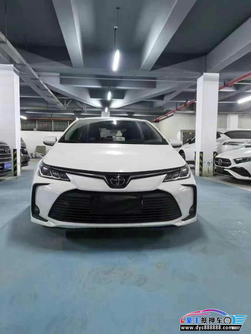 21年丰田卡罗拉轿车抵押车出售