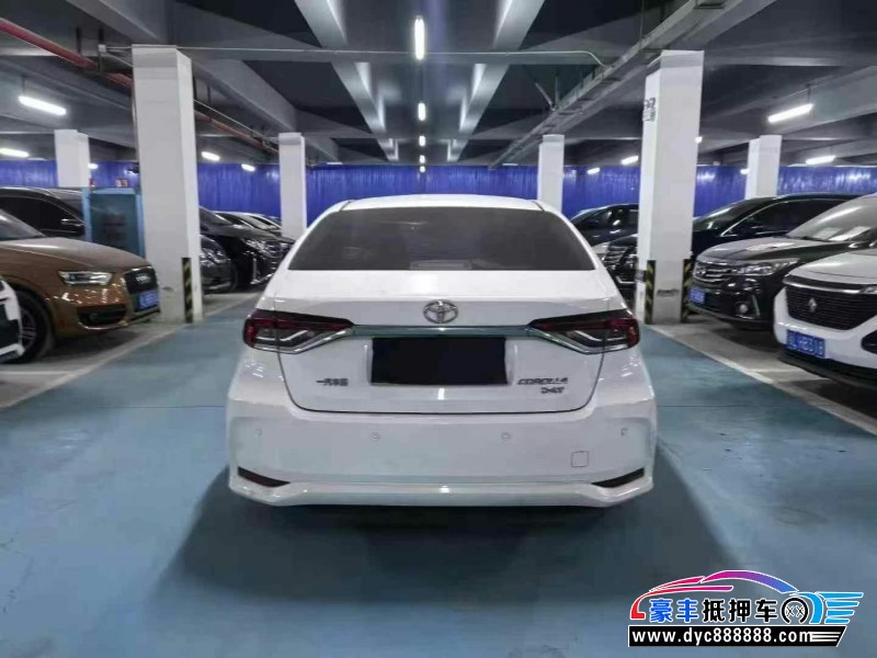 21年丰田卡罗拉轿车抵押车出售
