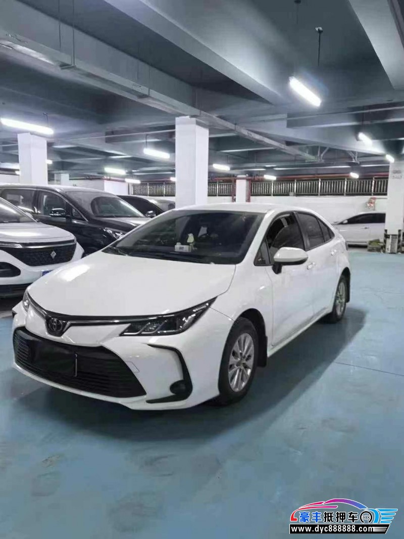 21年丰田卡罗拉轿车抵押车出售