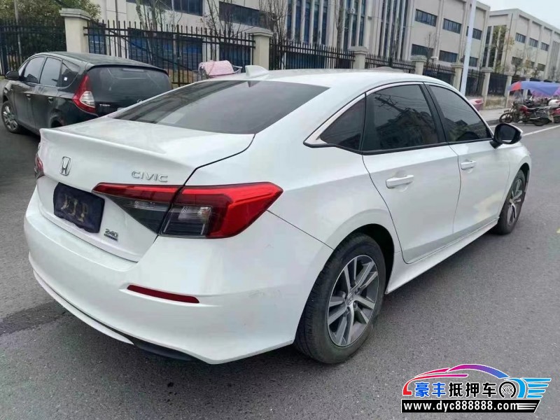 22年本田思域轿车抵押车出售