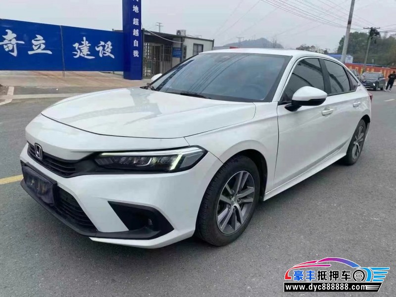 22年本田思域轿车抵押车出售