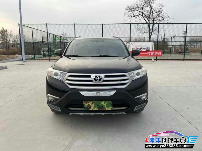 14年丰田汉兰达轿车抵押车出售