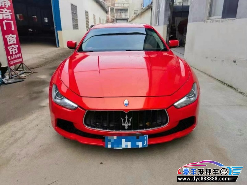 14年玛莎拉蒂Ghibli轿车抵押车出售