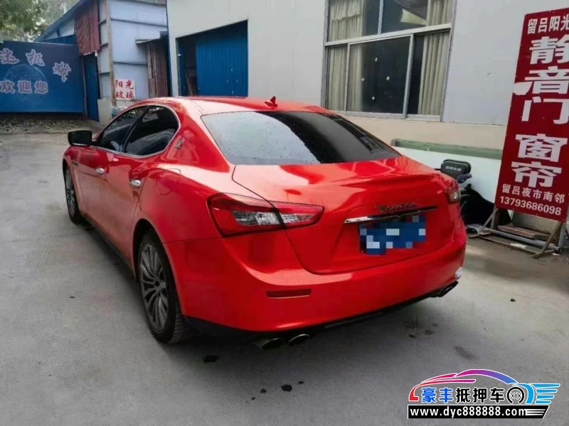 14年玛莎拉蒂Ghibli轿车抵押车出售