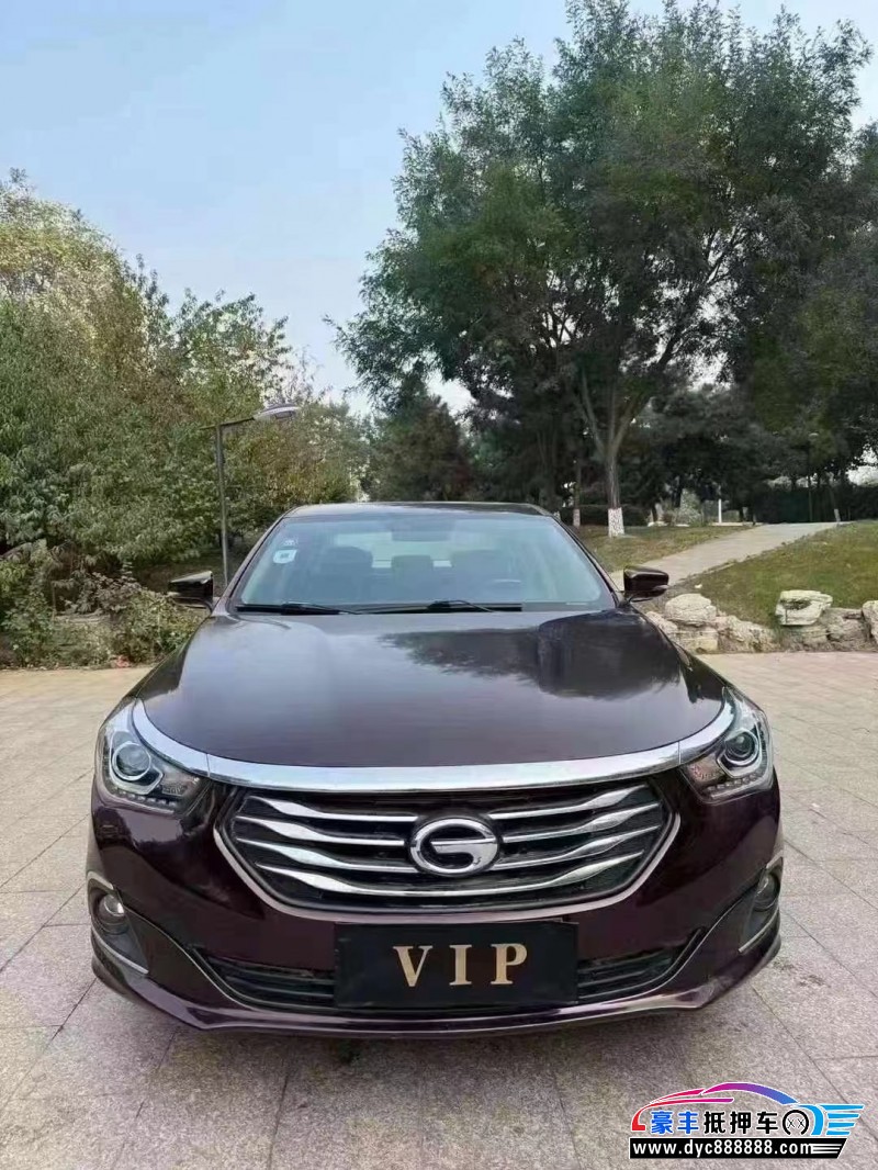 17年传祺GA6轿车抵押车出售