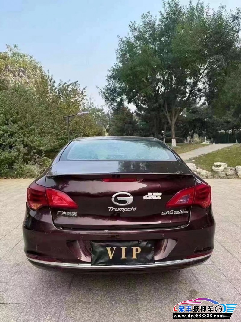 17年传祺GA6轿车抵押车出售