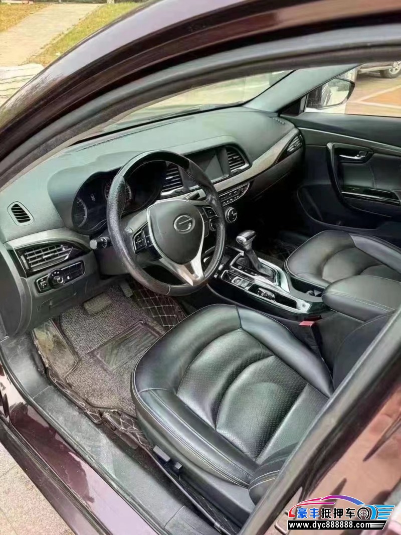 17年传祺GA6轿车抵押车出售