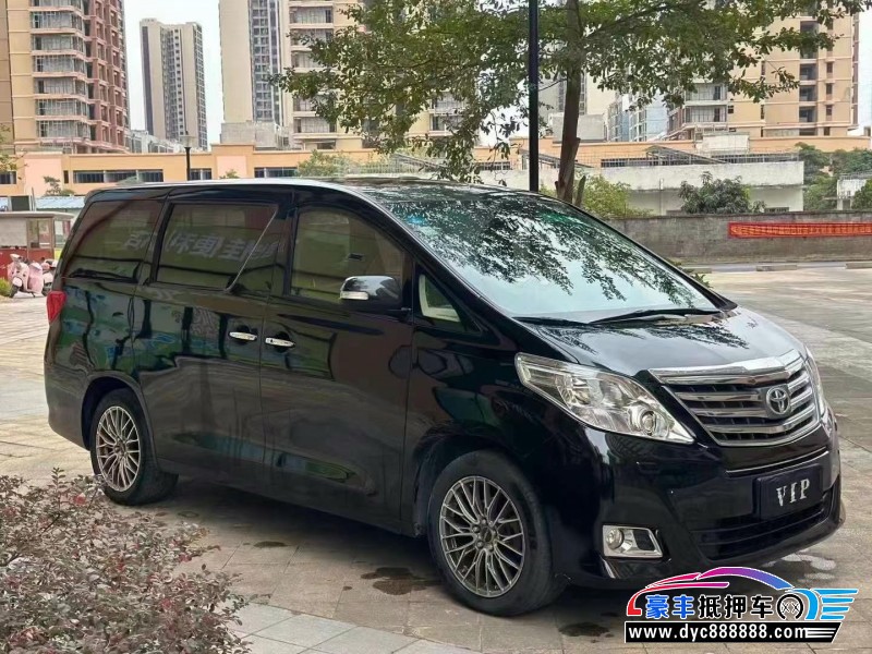 14年丰田埃尔法轿车抵押车出售