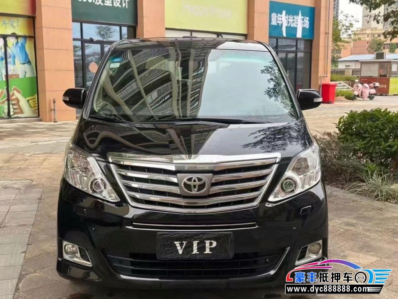 14年丰田埃尔法轿车抵押车出售