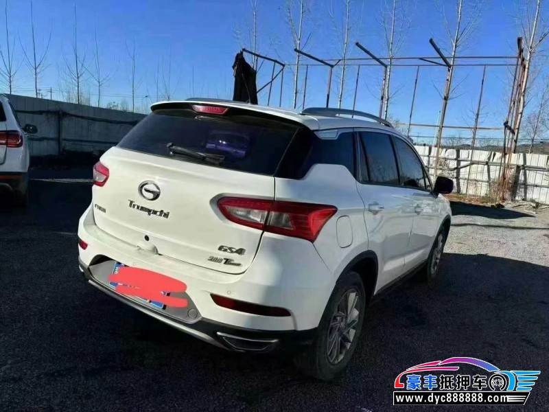 16年传祺GS4轿车抵押车出售