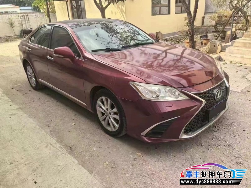 12年雷克萨斯ES轿车抵押车出售