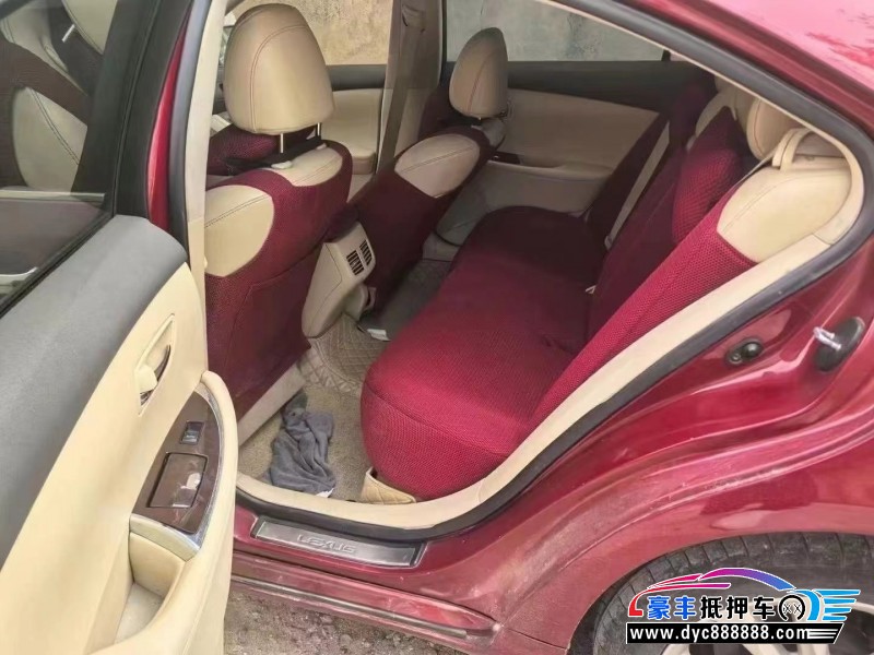 12年雷克萨斯ES轿车抵押车出售