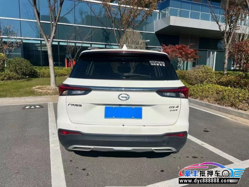20年传祺GS4轿车抵押车出售