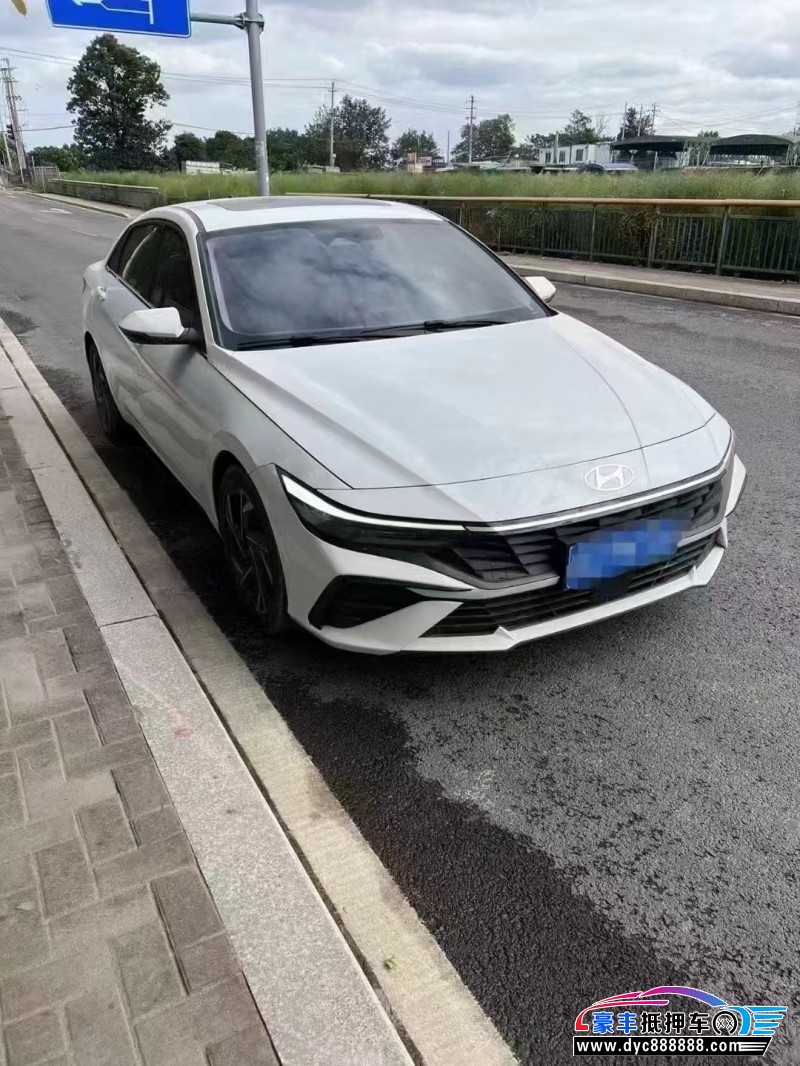 23年现代伊兰特轿车抵押车出售