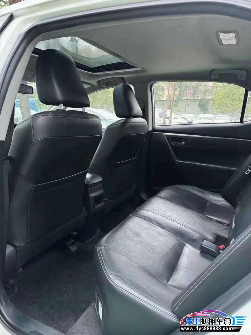 19年丰田卡罗拉轿车抵押车出售