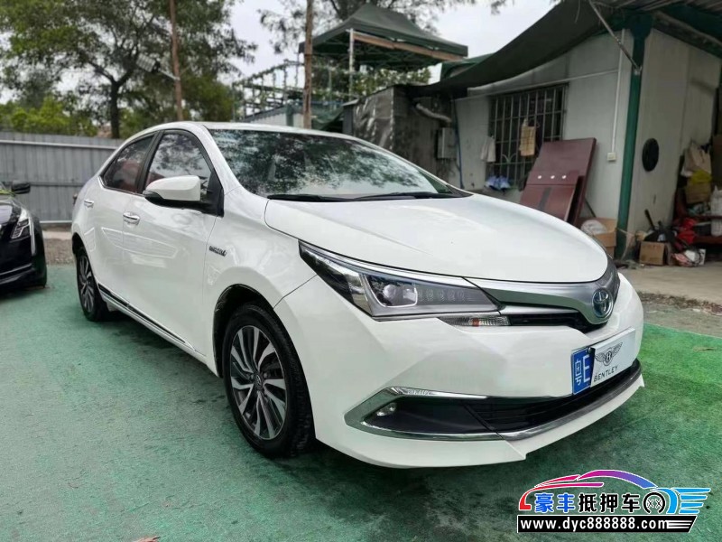 19年丰田卡罗拉轿车抵押车出售