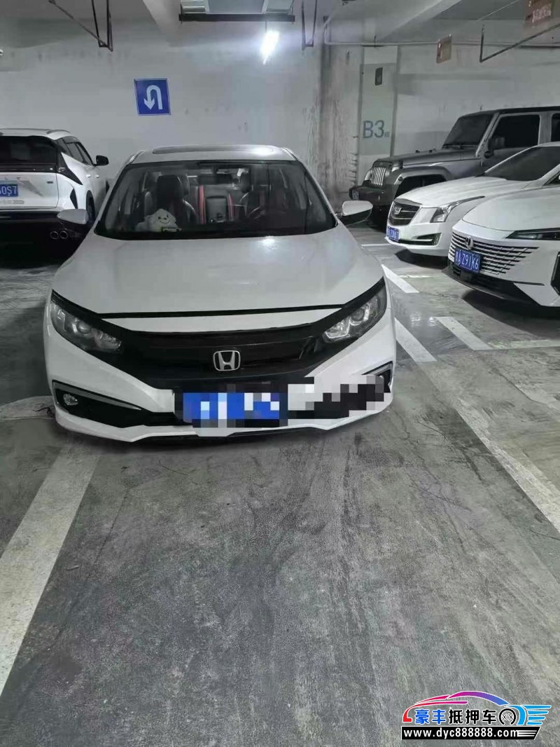 21年本田思域轿车抵押车出售