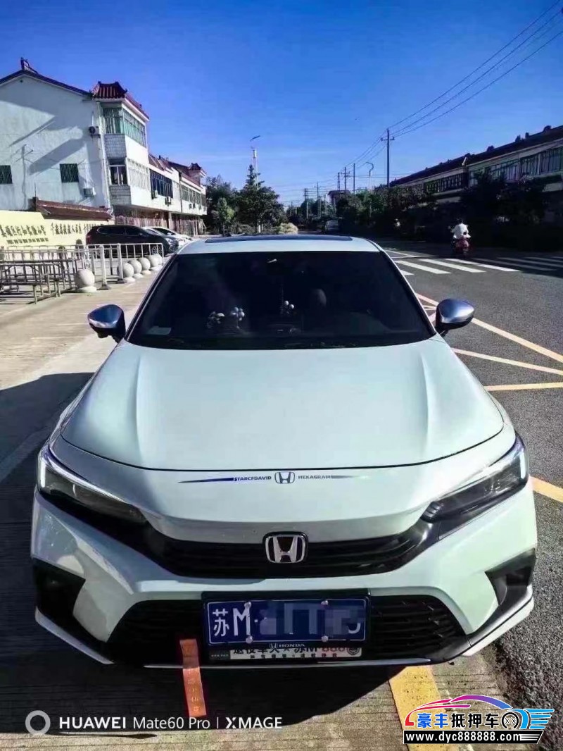 22年本田思域轿车抵押车出售