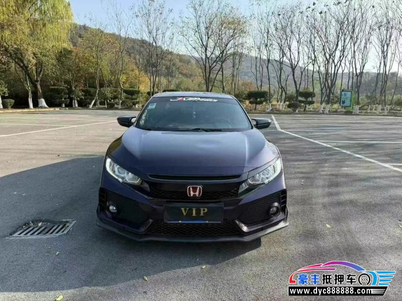 19年本田思域轿车抵押车出售