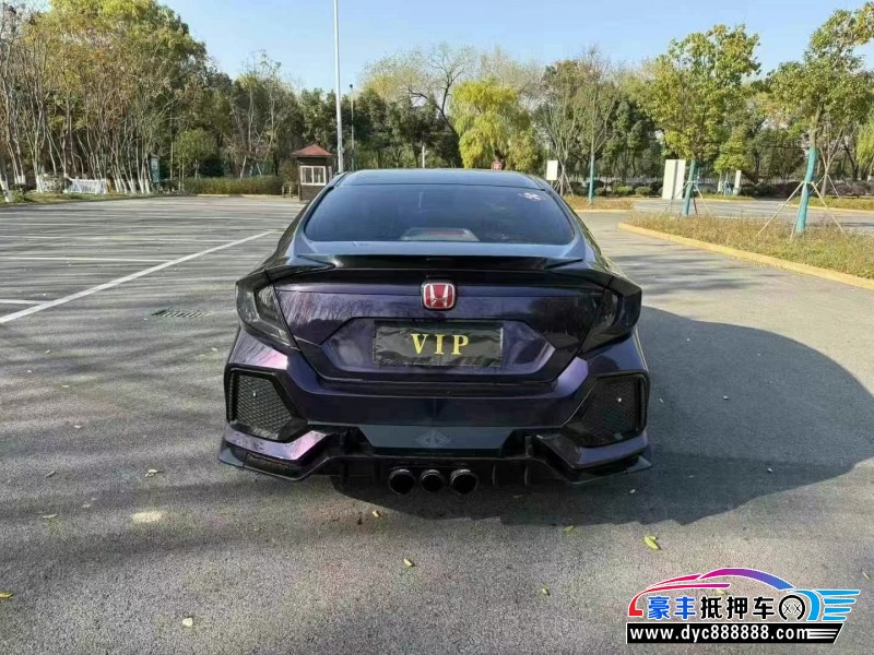 19年本田思域轿车抵押车出售